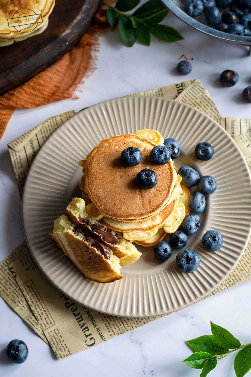 Pancakes z nutellą/
Placuszki z nutellą