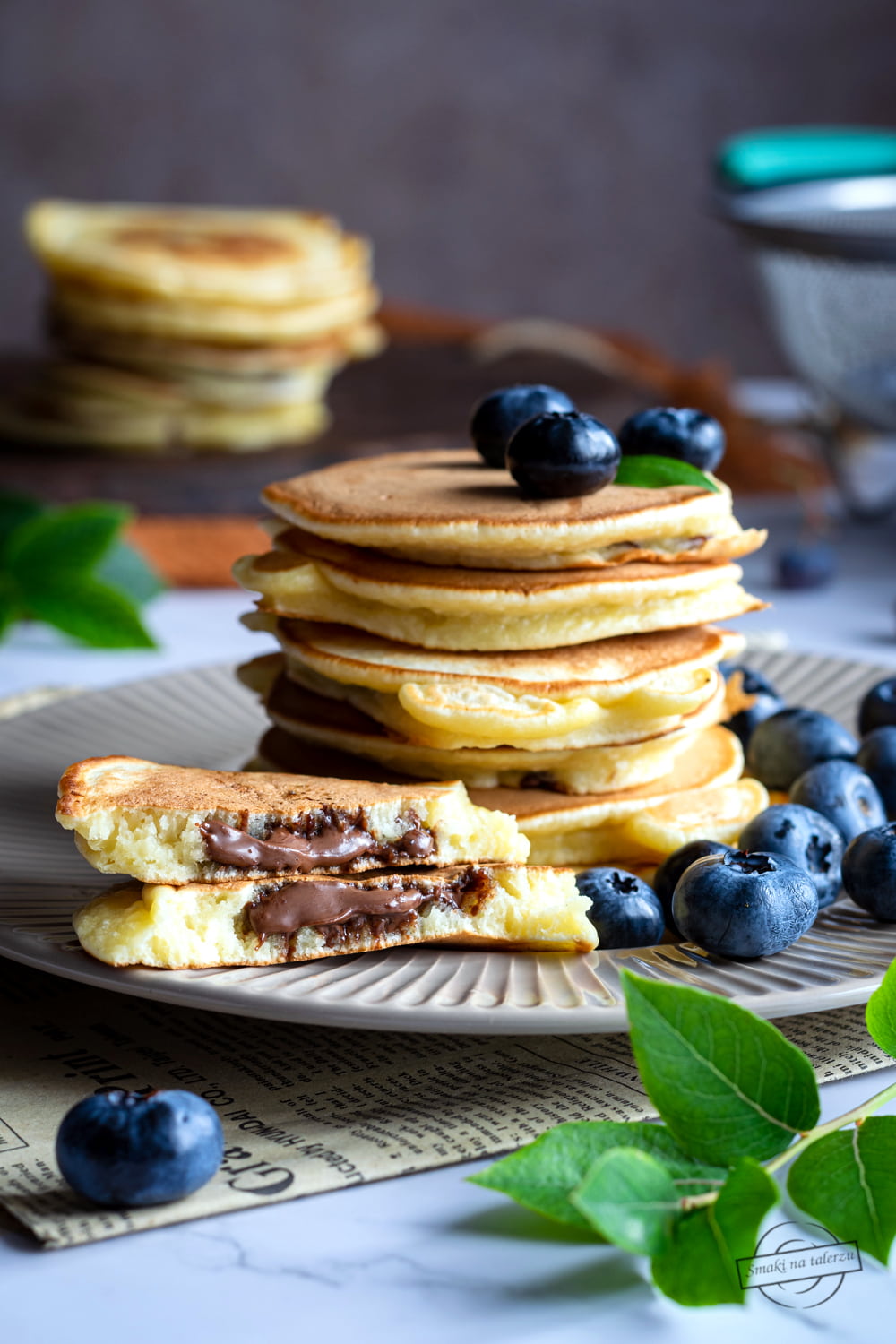 Pancakes z nutellą/
Placuszki z nutellą