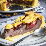 tarta budyniowa ze sliwkami