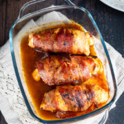 roladki z boczkiem oscypkiem i zurawina