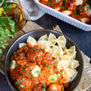 pulpety pieczone w pomidorowym sosie