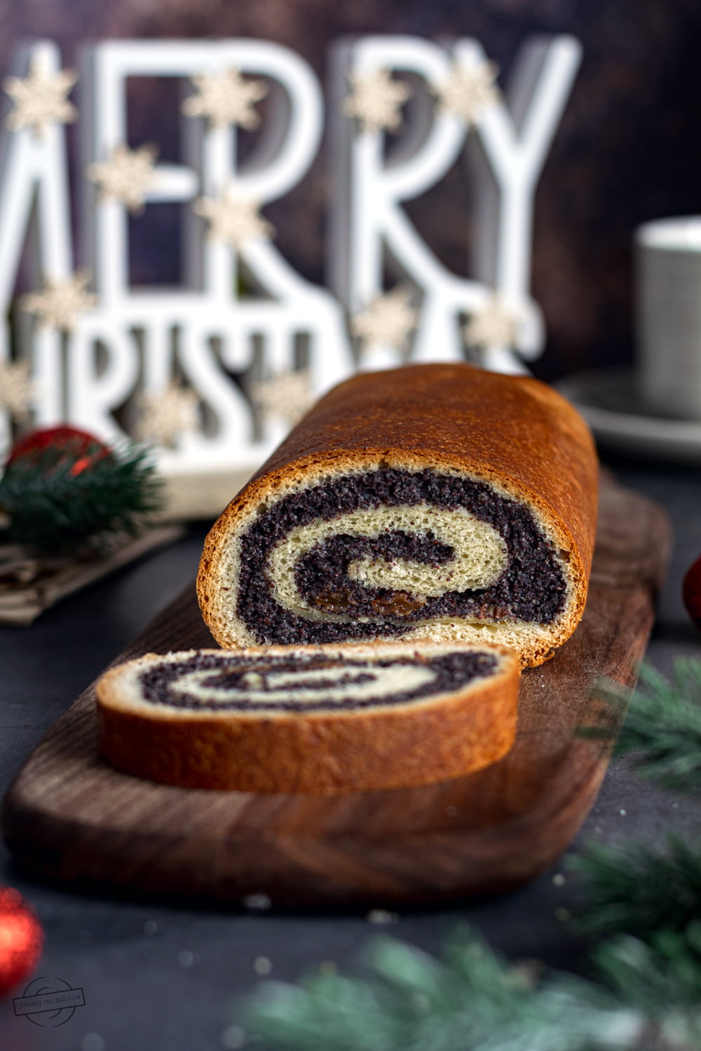 makowiec świąteczny - rolada