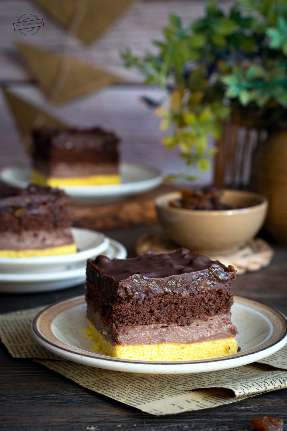 Ciasto Pijany Rodzynkowiec