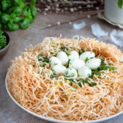 salatka wielkanocne gniazdo